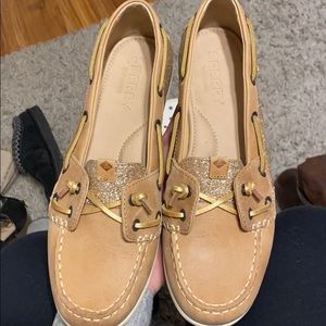 Sperry’a - gold glitter